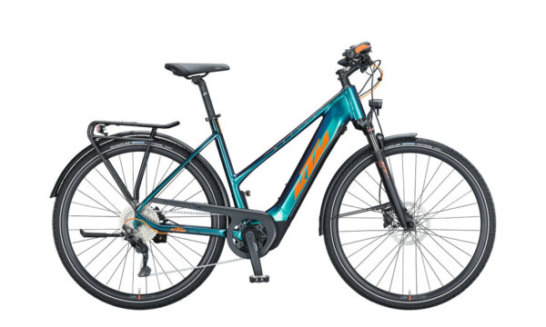 KTM MACINA SPORT 630 Green Purple Flip ( Orange Black ) 2021 28" 625 Wh Trapez