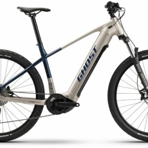 GHOST E-Teru Universal (625 Wh), 10 Gang Kettenschaltung, Herrenfahrrad, Diamant, Modell 2024, 29 Zoll 55 cm pearl warm grey/pearl dark blue - glossy