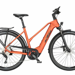 KTM MACINA SPORT 510 burnt orange matt (black+grey) 28" 500 Wh Trapez
