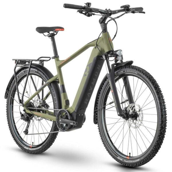 Raymon CrossRay E 5.0 M350 armor/black/bright red matt 27,5" 500 Wh Diamant