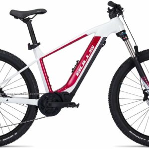 BULLS E-Stream EVA 1 27.5 - 27.5 Zoll 740Wh 10K Diamant - metallic off-white/rouge red/black matt