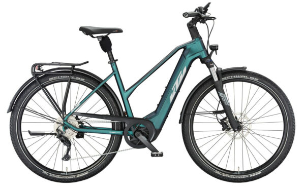 KTM Macina Gran 720 green purple flip matt (silver+black) 2024 29" 750 Wh Trapez