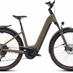 Cube Kathmandu Hybrid Pro 800 dustyolive and gold 2025 28" 800 Wh Wave