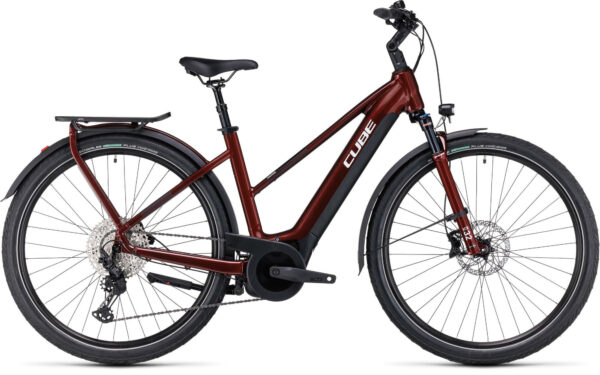 Cube Touring Hybrid EXC 625 red´n´white 28" 625 Wh Trapez