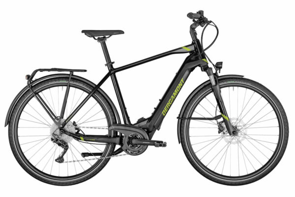 Bergamont E-Horizon Sport Gent black black/black/green silver (shiny/matt/shiny)...