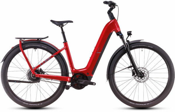 Cube Kathmandu Hybrid Comfort Pro 800 electricred and red 2025 28" 800 Wh Wave