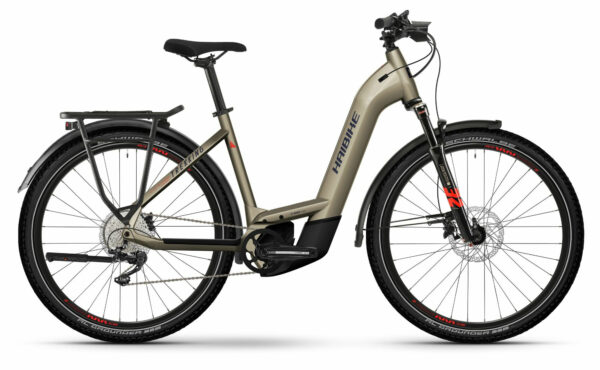 Haibike Trekking 8 sand/red/blue-gloss 2024 27,5" 750 Wh Wave