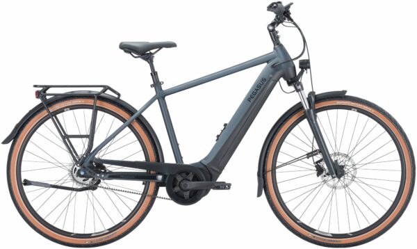 Pegasus Premio Evo 5F Belt (625 Wh), 5 Gang Nabenschaltung, Herrenfahrrad, Diamant, Modell 2024, 28 Zoll 55 cm sapphire black