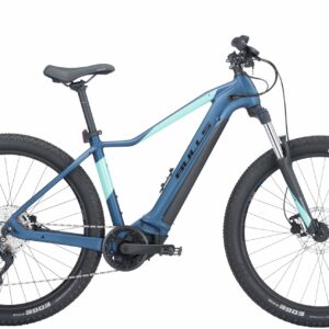 BULLS Aminga EVA 1 27,5 (625 Wh), 10 Gang Kettenschaltung, Damenfahrrad, Diamant, Modell 2024, 27,5 Zoll 48 cm dark petrol matt