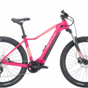 BULLS Aminga EVA 1 27,5 (625 Wh), 10 Gang Kettenschaltung, Damenfahrrad, Diamant, Modell 2024, 27,5 Zoll 44 cm fuchsia purple matt