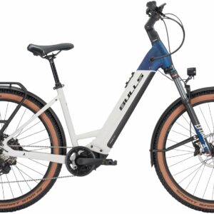 BULLS Iconic EVO 3 27,5 (625 Wh), 11 Gang Kettenschaltung, Damenfahrrad, Wave, Modell 2024, 27,5 Zoll 54 cm indigo blue matt / light grey matt