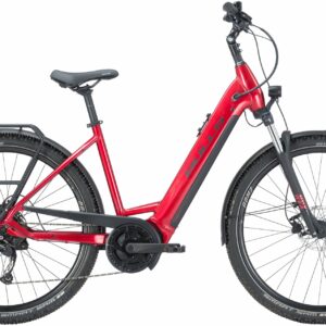 BULLS Allground EVO (750 Wh), 9 Gang Kettenschaltung, Damenfahrrad, Wave, Modell 2024, 29 Zoll 55 cm hyper red