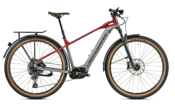 Mondraker PRIME RX Nimbus Grey-Cherry Red 29" 750 Wh Diamant