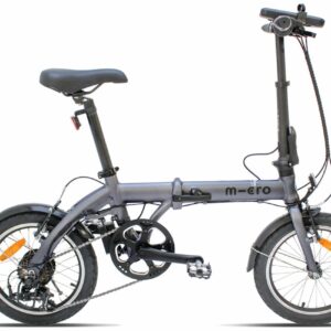 Mikro E-Bike - 16 Zoll 87Wh 6K Faltrad - grau matt