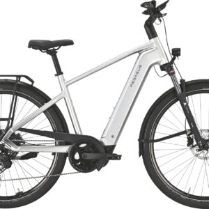 Pegasus PREMIO EVO 10 Lite (800 Wh), 10 Gang Kettenschaltung, Herrenfahrrad, Diamant, Modell 2025, 28 Zoll 60 cm arctic silver