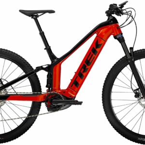Trek Powerfly FS 4 Gen 3 625 Wh, 10 Gang Kettenschaltung, Herrenfahrrad, Diamant, Modell 2023, 29 Zoll 50 cm Lava/ Trek Black
