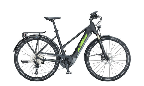 KTM MACINA SPORT 620 Black Matt ( Green Grey ) 28" 625 Wh Trapez