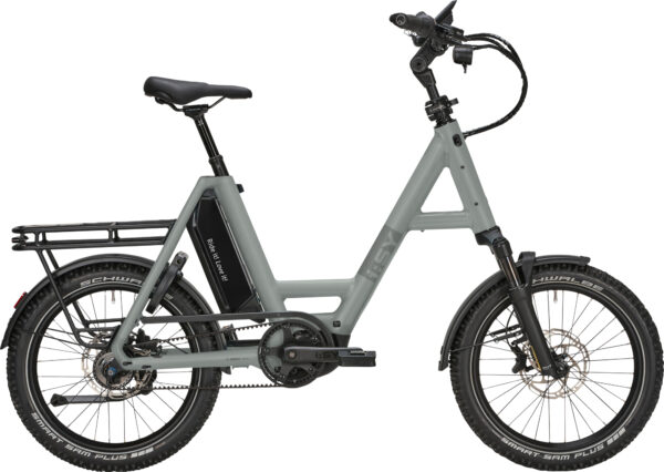 i:SY E5 ZR F CX Adventure (800 Wh), 5 Gang Nabenschaltung, Unisexfahrrad, Kompakt, Modell 2025, 20 Zoll 47 cm cloud grey
