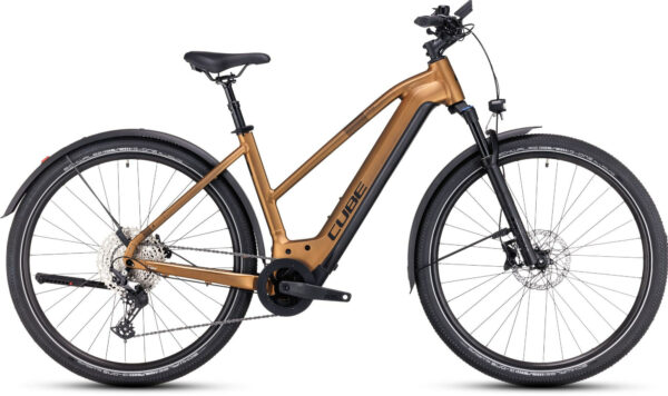 Cube Nuride Hybrid EXC 750 Allroad caramel´n´black 28" 750 Wh Trapez