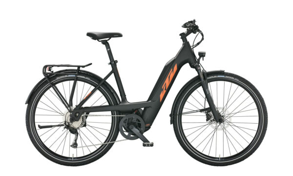 KTM MACINA SPORT 510 black matt (orange+grey) 2022 28" 500 Wh Wave