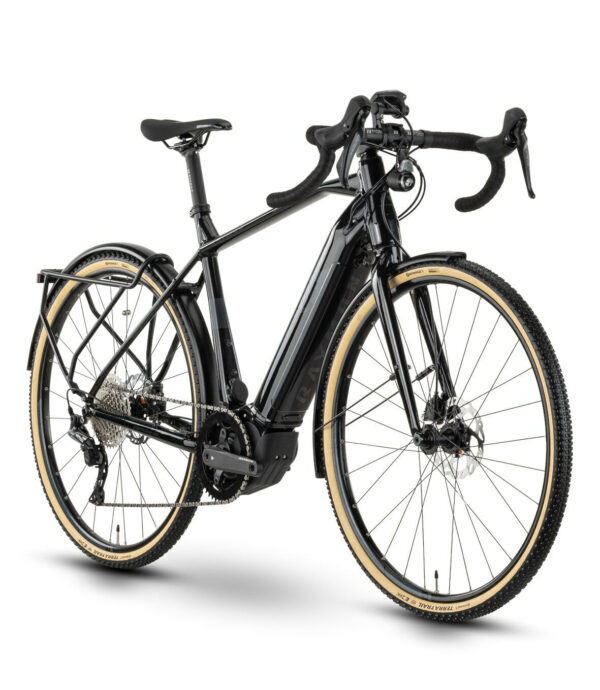 Raymon GravelRay E 6.5 black/dark grey 28" 410 Wh Diamant
