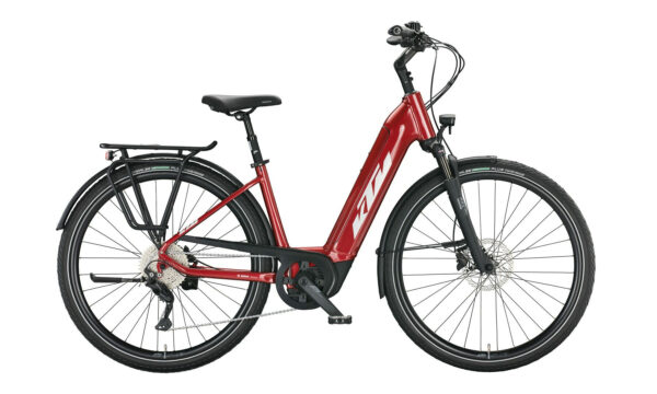 KTM MACINA TOUR CX 510 chrome red (silver+orange) 2022 28" 500 Wh Wave