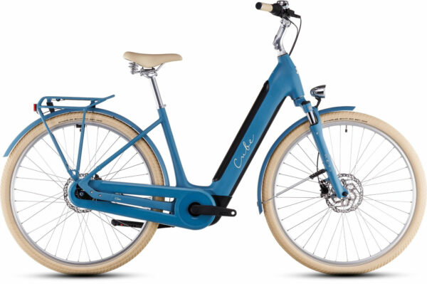 Cube ella Hybrid 500 sphereblue´n´creme 28" 500 Wh Wave