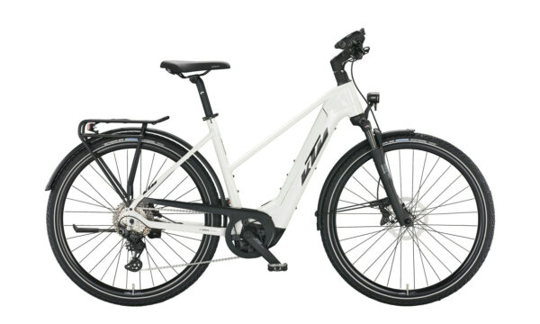 KTM MACINA SPORT 720 metallic white (black+orange) 2022 28" 750 Wh Trapez