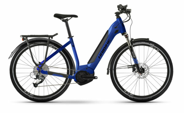 Haibike Trekking 4 gloss matte blue/black 27,5" 500 Wh Wave
