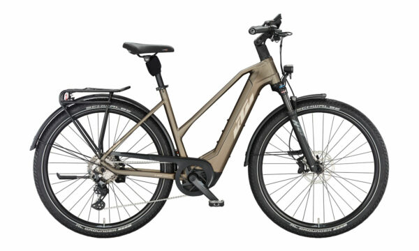 KTM MACINA GRAN 710 oak matt (champagne+orange) 2023 29" 750 Wh Trapez