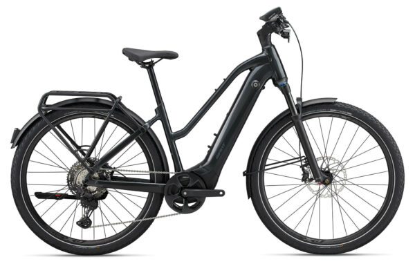 Giant Explore E+ Pro 0 STA Gunmetal Black/Black Gloss-Matt 2024 28" 800 Wh Trape...