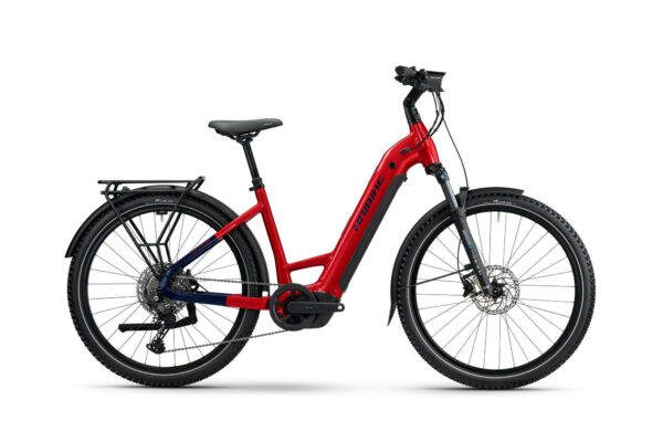 Haibike TREKKING 7 dynamite red/blue glänzend 27,5" 800 Wh Wave