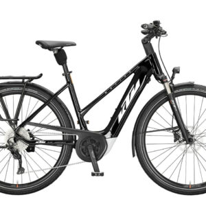 KTM MACINA TOUR P510 Metallic Black ( White Orange ) 29" 500 Wh Trapez