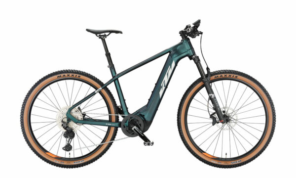 KTM MACINA TEAM 791 green purple flip matt (silver+orange) 2023 29" 750 Wh Diama...
