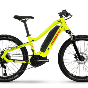 Haibike ALLTRACK Kids gloss lime/crystal red 24" 400 Wh Diamant