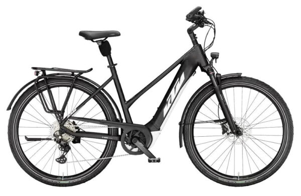KTM Macina Tour CX625 LTD64 black matt (white+grey) 28" 625 Wh Trapez