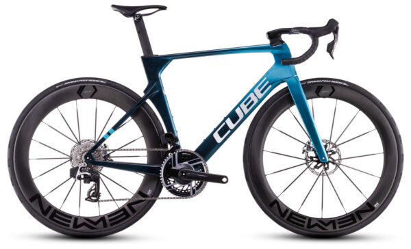 Cube Litening AERO C:68X SLX - 28 Zoll 24K Diamant - chromeblue´n´liquidblue