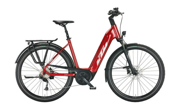 KTM MACINA TOUR P510 chrome red (silver+black) 28" 500 Wh Wave