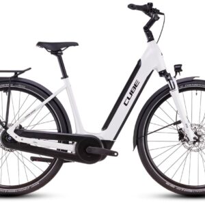 Cube Supreme Hybrid Comfort ONE 500 - 28 Zoll 500Wh 8N Wave - metallicwhite´n´black