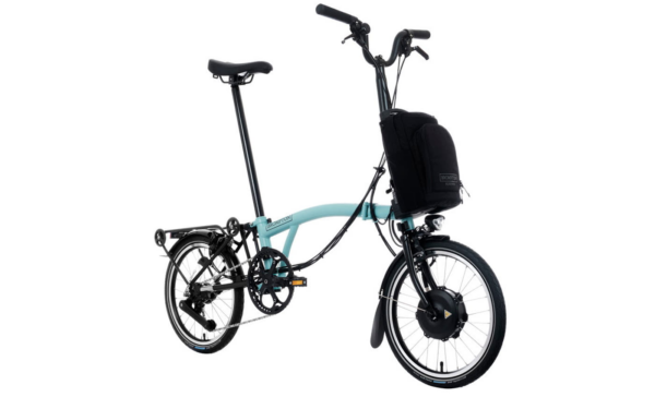 Brompton C-Line Electric - 12 Speed - Typ H - 16 Zoll 300Wh 12K Faltrad - Turkish Green