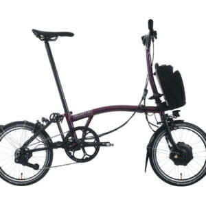 Brompton P-Line Electric Urban 4-speed - Typ M - 16 Zoll 300Wh 4K Faltrad - Amethyst Lacquer