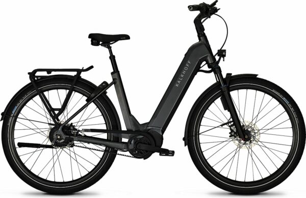 Kalkhoff IMAGE 5.B EXCITE+ ABS (625 Wh), stufenlos, Damenfahrrad, Wave, Modell 2024, 29 Zoll 53 cm diamondblack matt