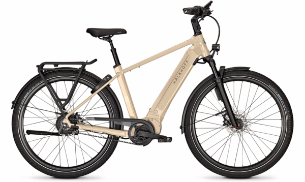 Kalkhoff IMAGE 5.B EXCITE+ ABS (625 Wh), stufenlos Gang Nabenschaltung, Herrenfahrrad, Diamant, Modell 2023, 29 Zoll 48 cm milkbrown glossy