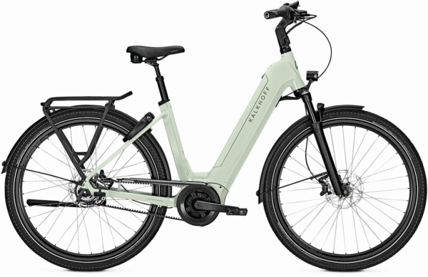 Kalkhoff IMAGE 5.B ADVANCE+ (625 Wh), 5 Gang Nabenschaltung, Damenfahrrad, Wave, Modell 2024, 29 Zoll 58 cm skygrey glossy