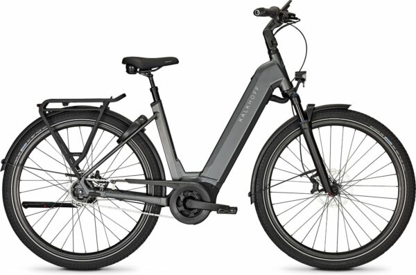 Kalkhoff IMAGE 5.B MOVE+ FL (625 Wh), 5 Gang Nabenschaltung, Damenfahrrad, Wave, Modell 2024, 29 Zoll 58 cm diamondblack matt