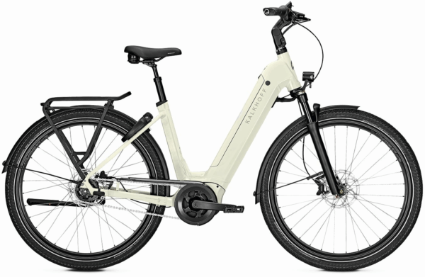 Kalkhoff IMAGE 5.B MOVE+ RT (625 Wh), 5 Gang Nabenschaltung, Damenfahrrad, Wave, Modell 2024, 29 Zoll 48 cm starwhite glossy