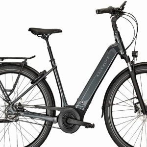 Kalkhoff IMAGE 3.B EXCITE FL (625 Wh), 5 Gang Nabenschaltung, Damenfahrrad, Wave, Modell 2024, 28 Zoll 53 cm diamondblack glossy