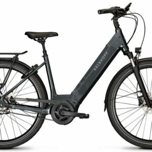 Kalkhoff IMAGE 3.B EXCITE RT (625 Wh), 5 Gang Nabenschaltung, Damenfahrrad, Wave, Modell 2024, 28 Zoll 43 cm diamondblack glossy