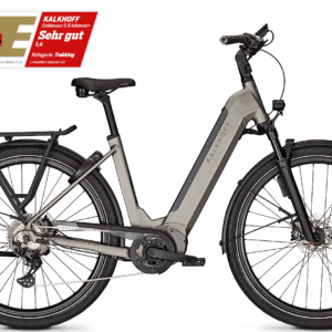 Kalkhoff ENDEAVOUR 5.B ADVANCE+ ABS (625 Wh), 10 Gang Kettenschaltung, Damenfahrrad, Wave, Modell 2024, 29 Zoll 53 cm jetgrey matt