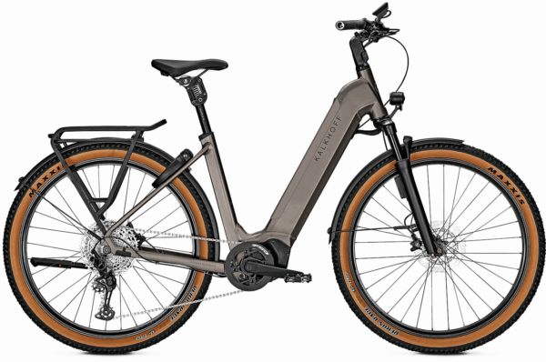 Kalkhoff ENTICE 5.B ADVANCE+ ABS (625 Wh), 11 Gang Kettenschaltung, Damenfahrrad, Wave, Modell 2024, 29 Zoll 53 cm moonstonegrey matt